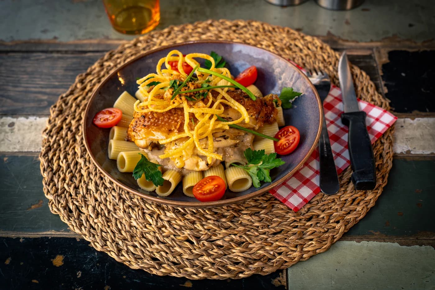 Milanaise Poulet Pasta